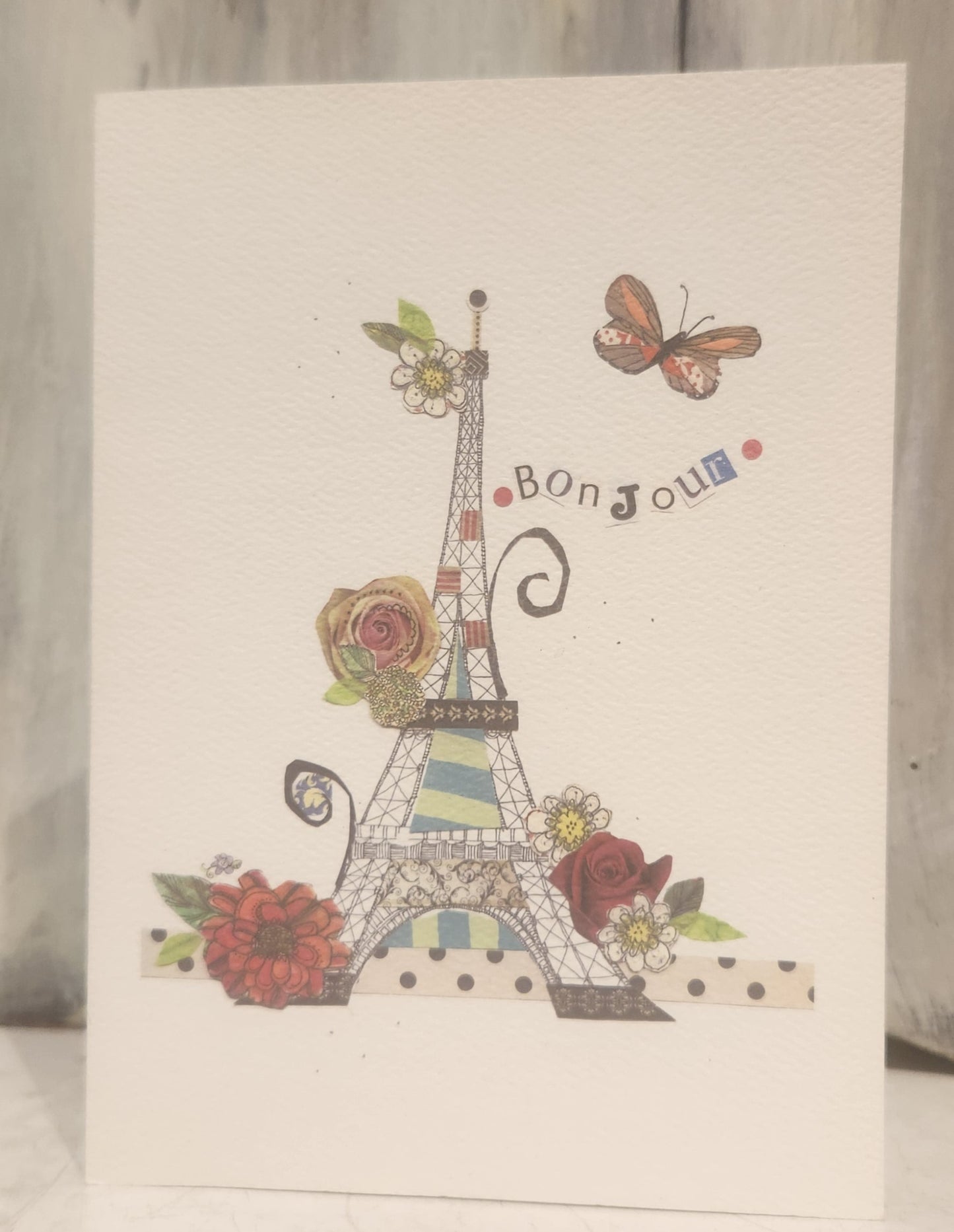 Bonjour Tower Card
