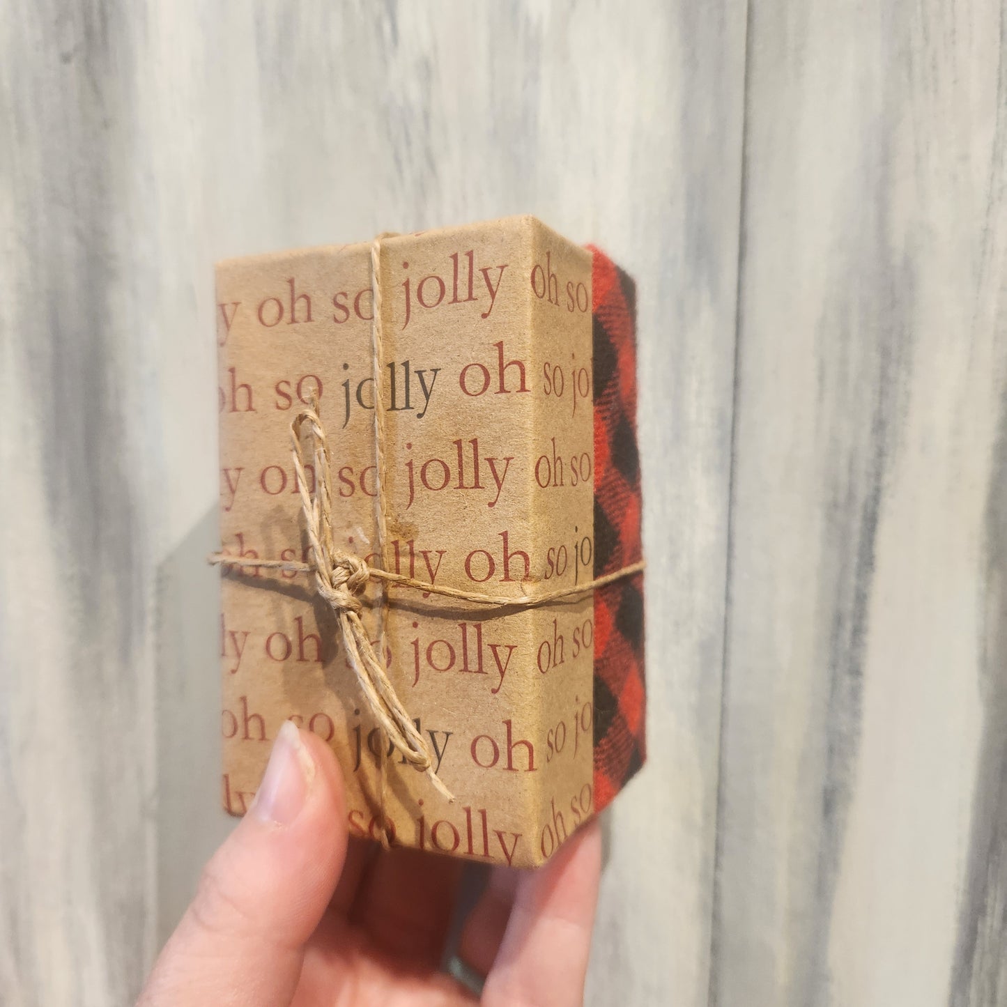 Oh So Jolly Plaid Lodge Soap Set