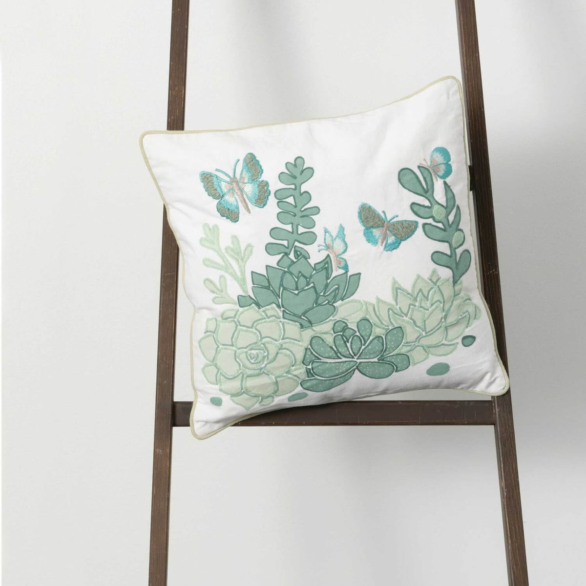 Succulent Accent Pillow
