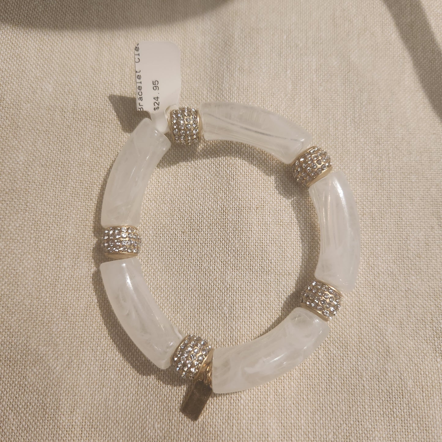 Clear Crystal Bracelet