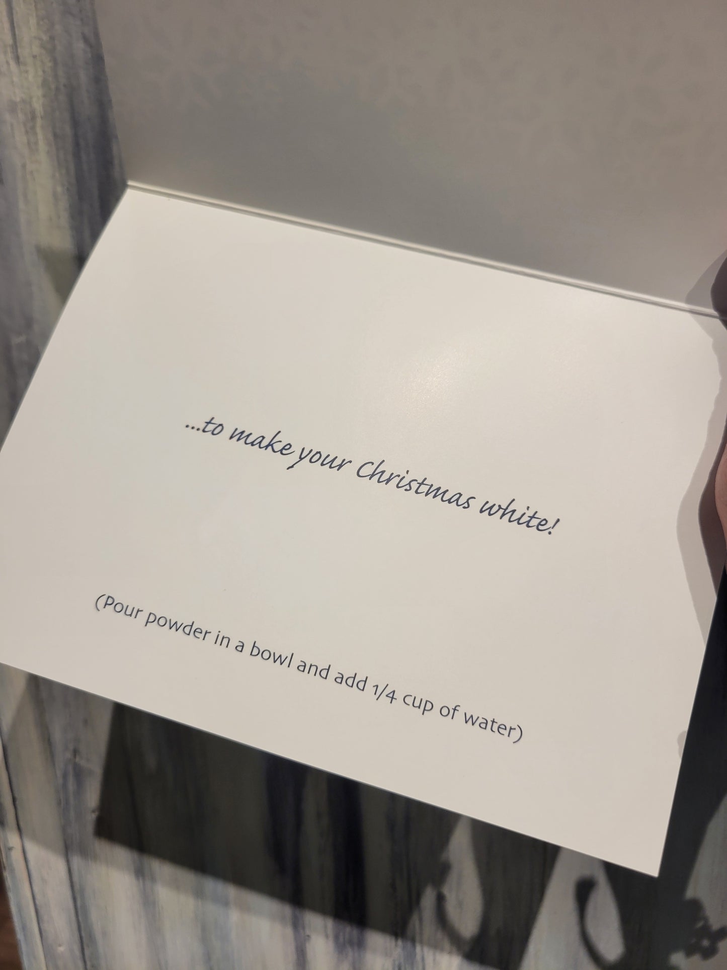 Sending You A Little Snow Card