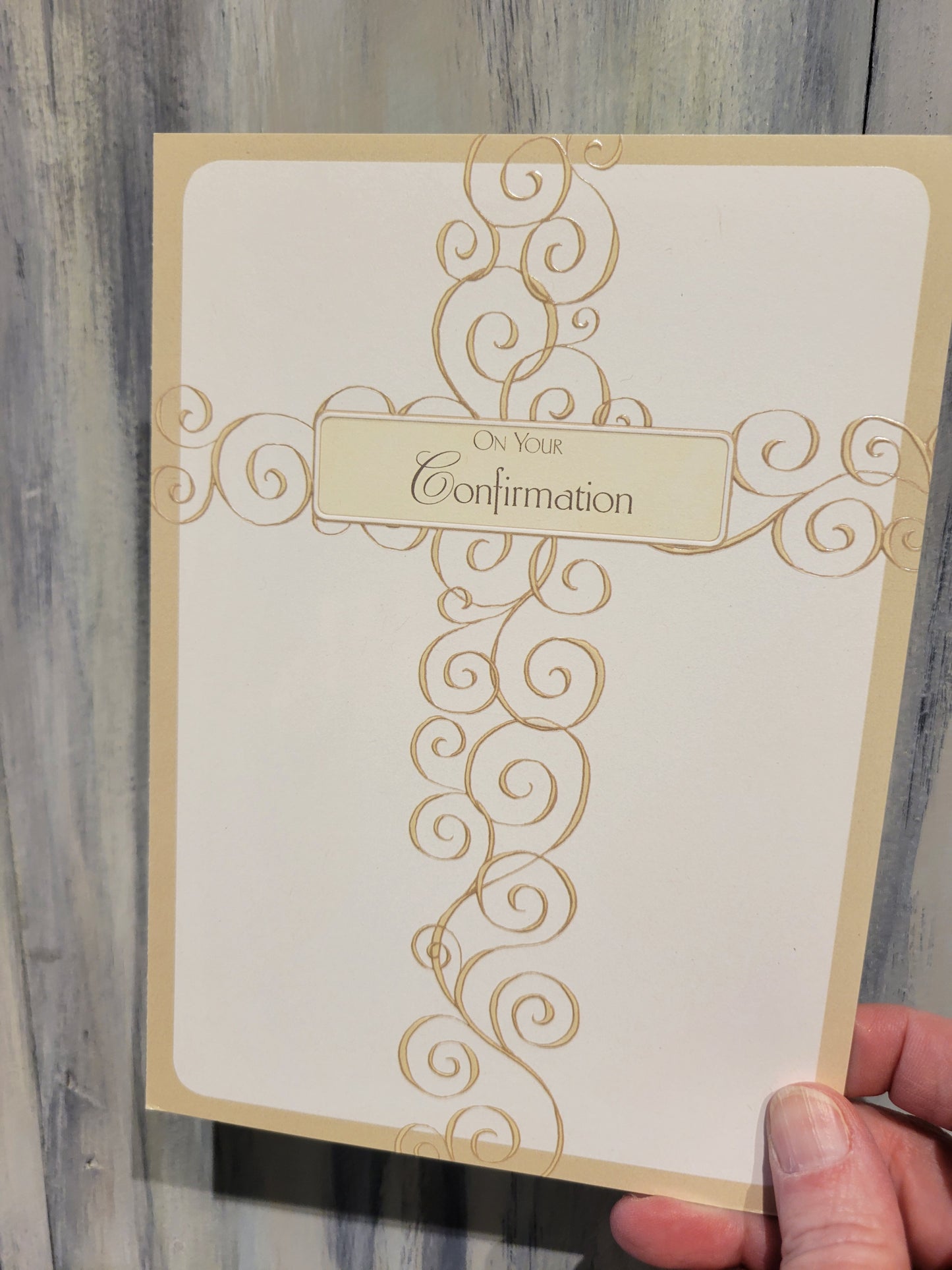 On Your Confirmation Card