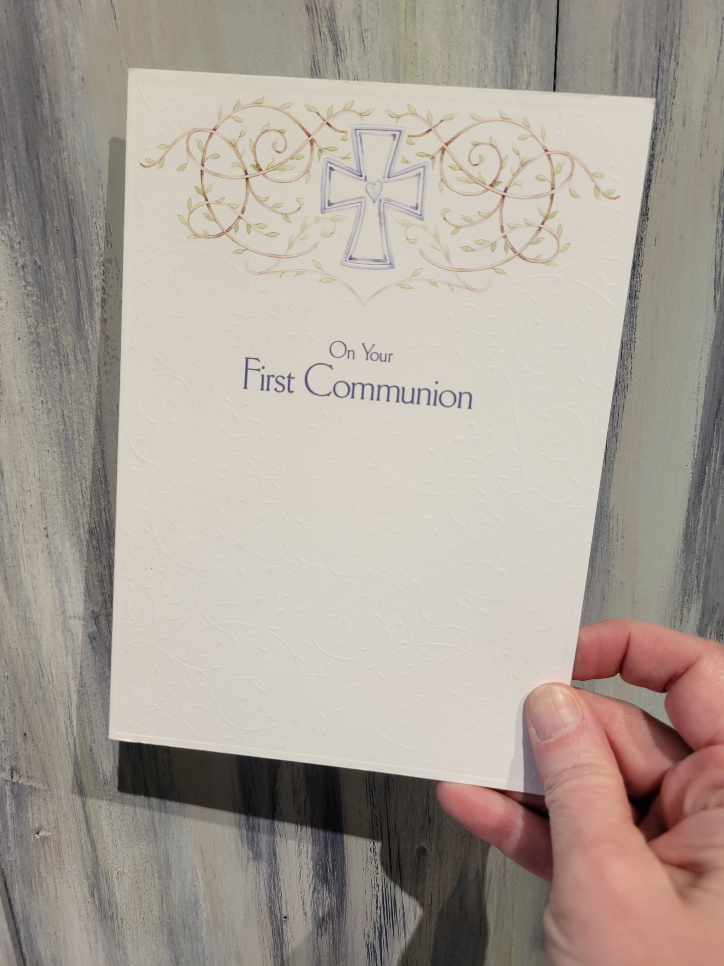 On Your First Communion Card