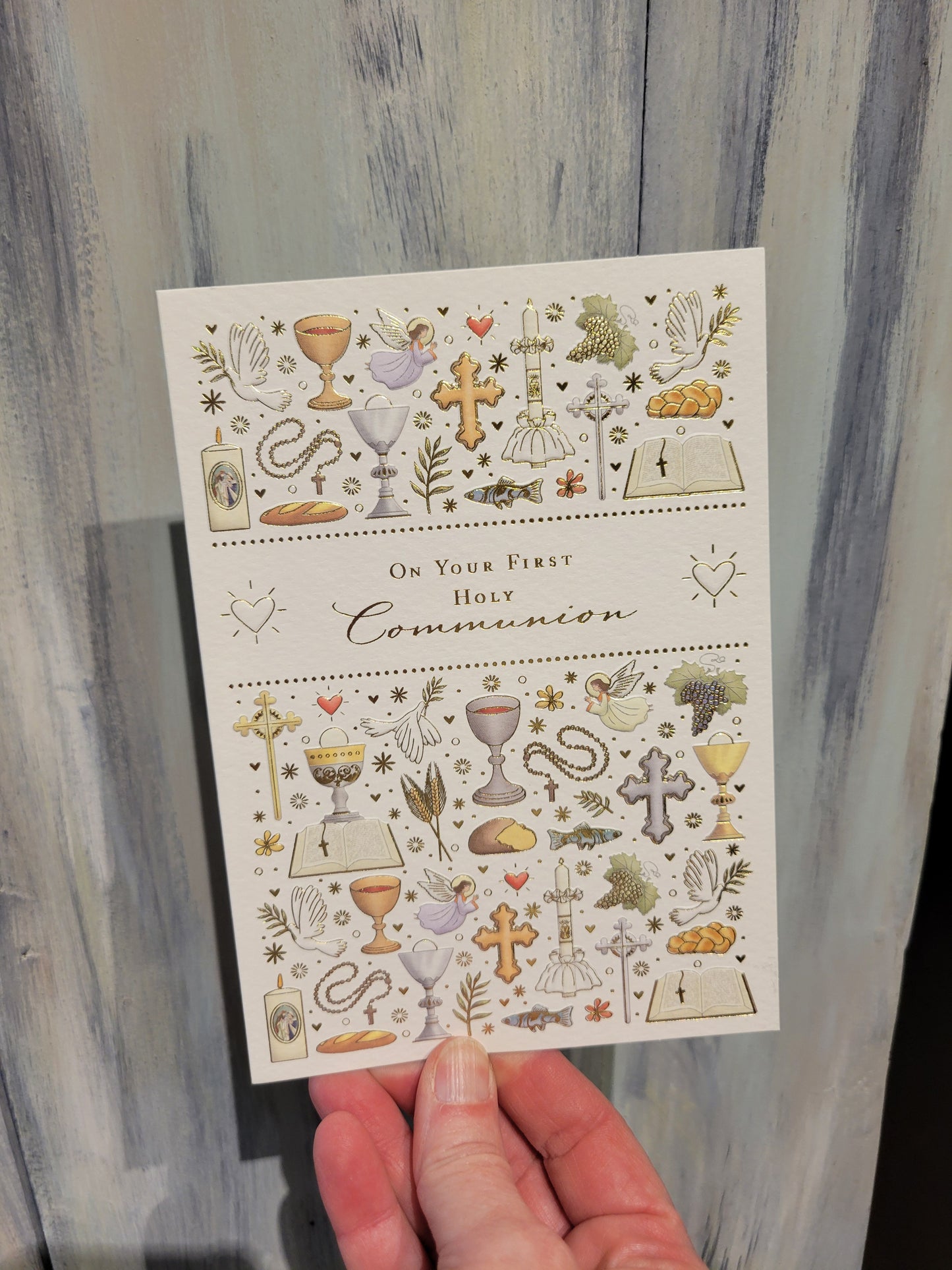 On Your First Holy Communion Card