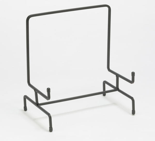 Large Black Square Wire Bowl & Platter Stand