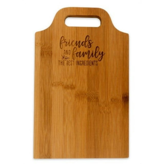 Friends & Family Bamboo Cutting Board