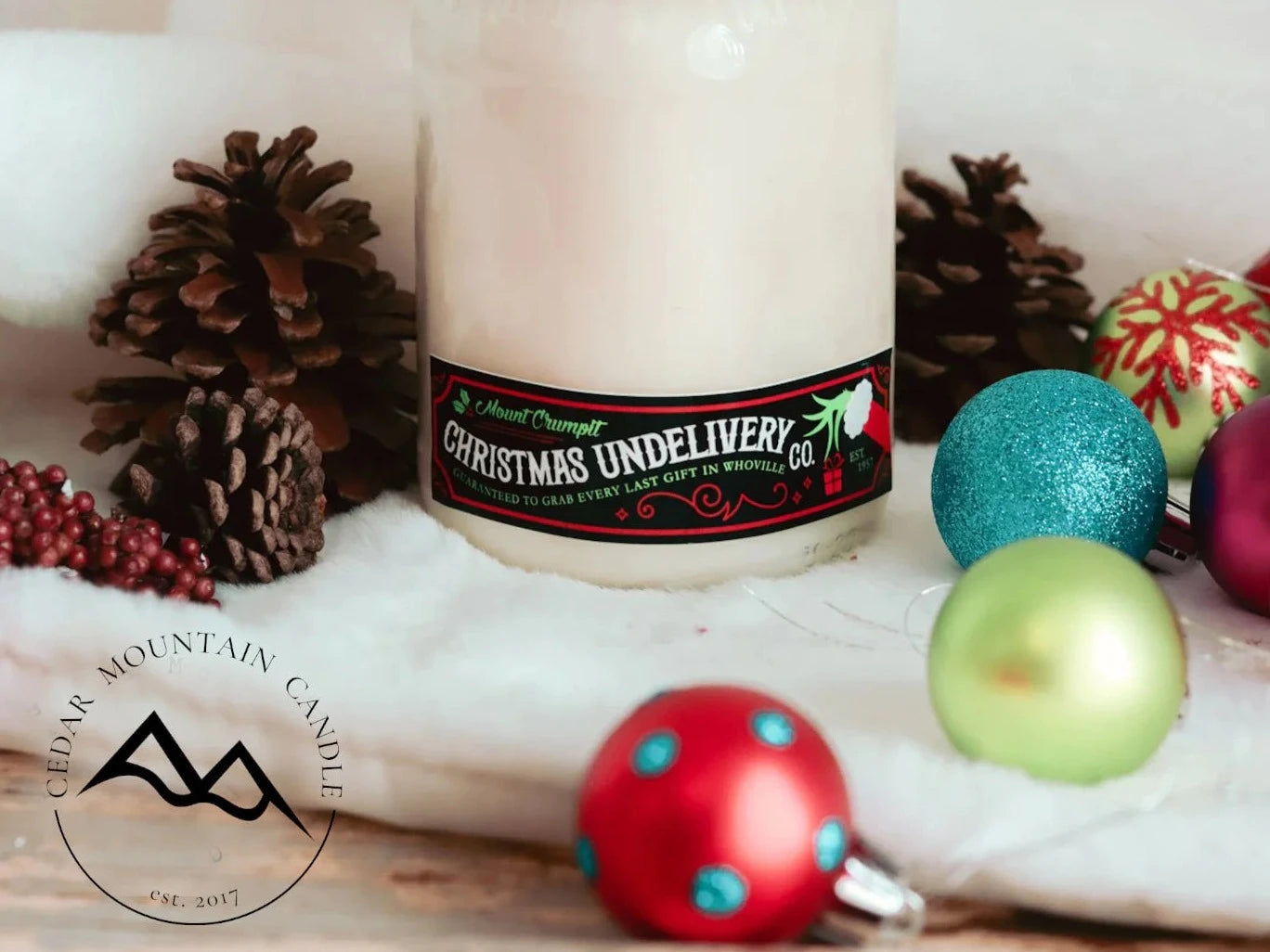 Grinchmas Christmas Undelivery Vanilla Bean Noel Candle