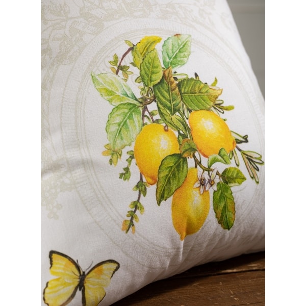Lemon Accent Pillow