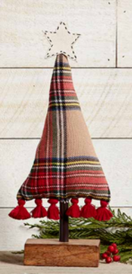 Small Tartan Tree Sitter