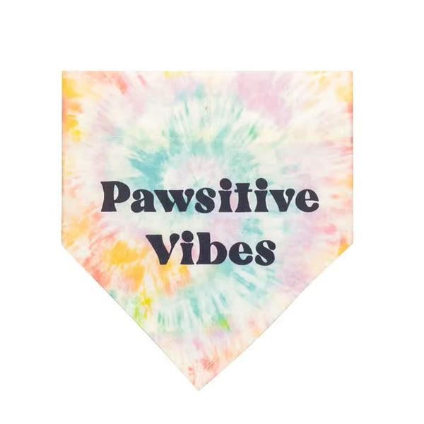 Pawsitive Vibes Dog Bandana