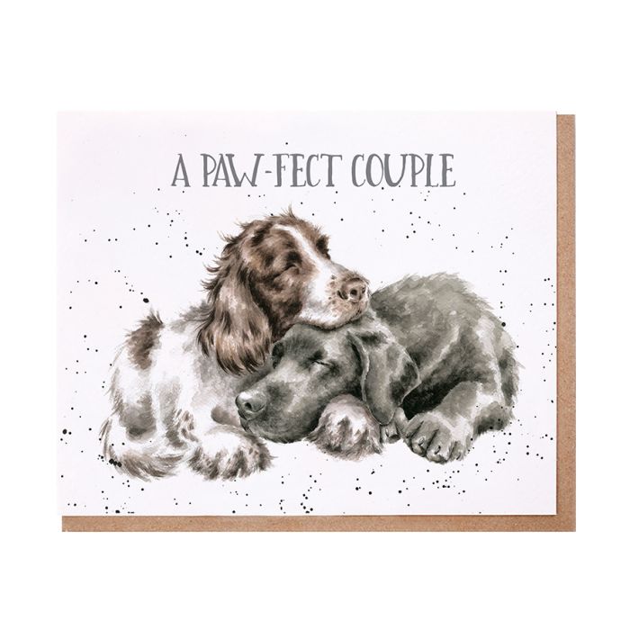 A Pawfect Couple Wedding Card