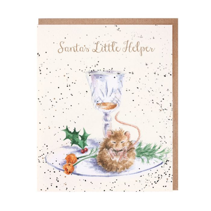 Santas Little Helper Mouse Card