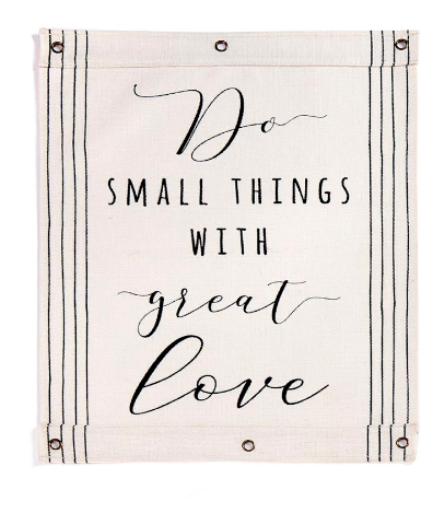 Do Small Things Canvas Wall Art