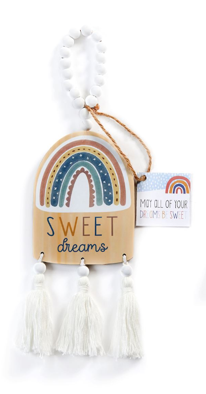 Sweet Dreams Beaded Hanging Sign
