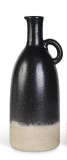 Black Ceramic Pitcher Jug