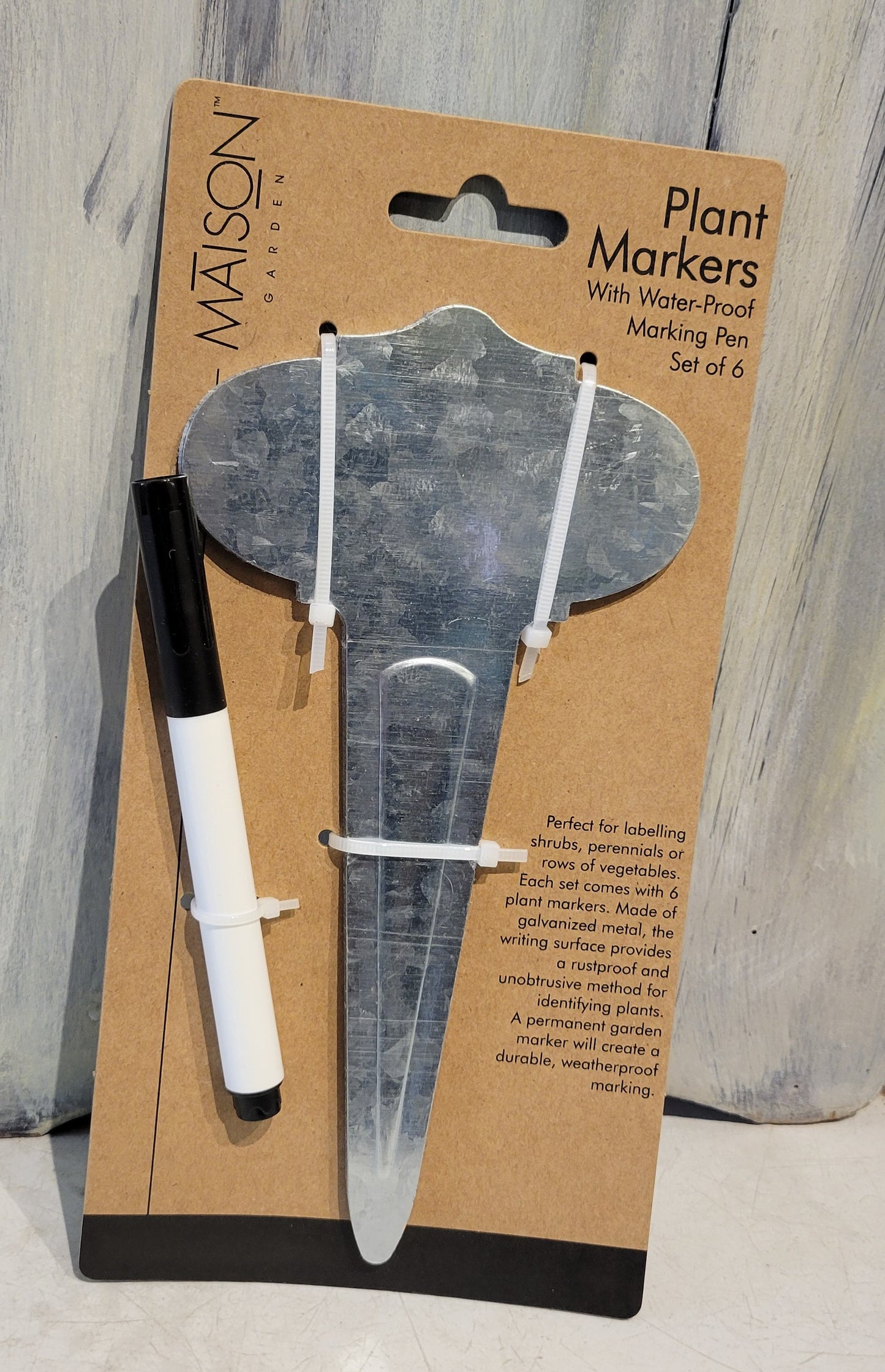Galvanized Plant Marker Set