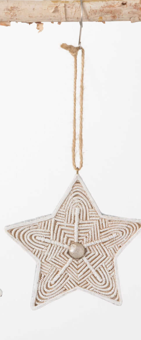 Boho Macrame Style Star Ornament
