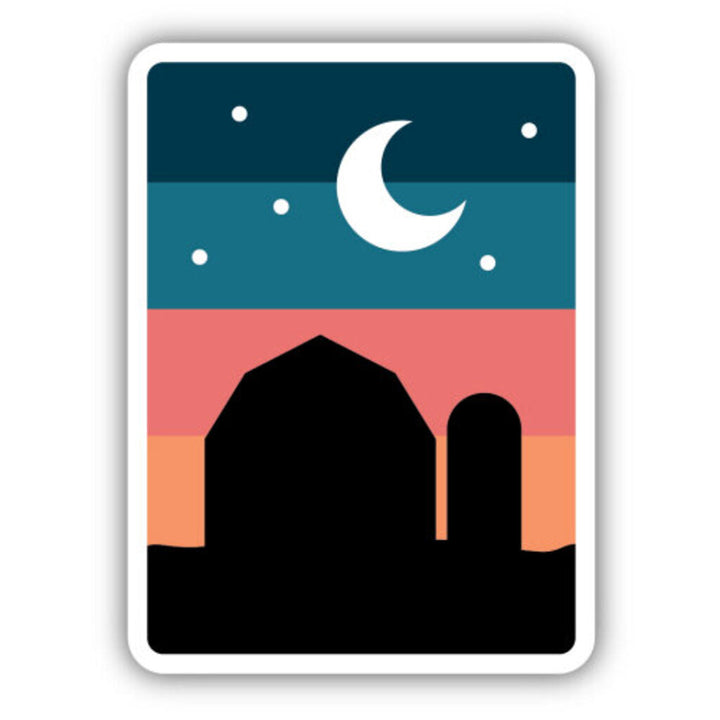 Barn Silhouette Sticker