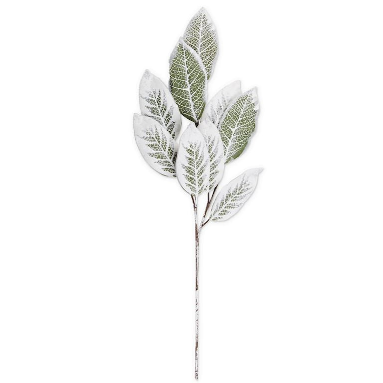 Flocked Magnolia Stem