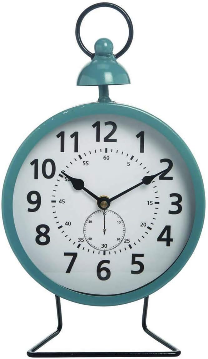 Blue Table Clock