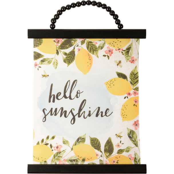 Hello Sunshine Hanging Canvas