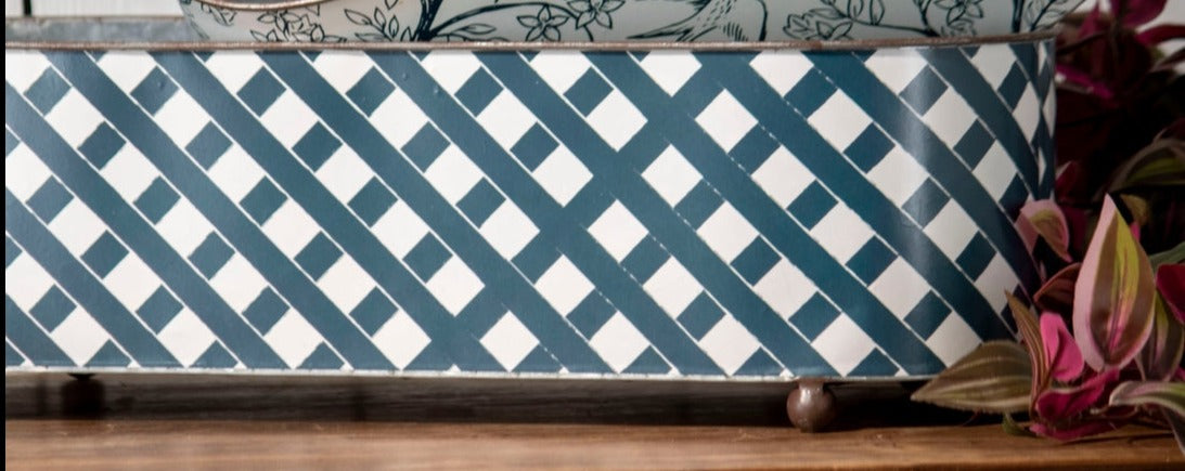 Large Georgie Shallow Planter Tin