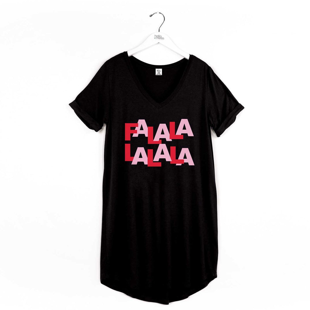 L/XL Fa La La Sleep Shirt