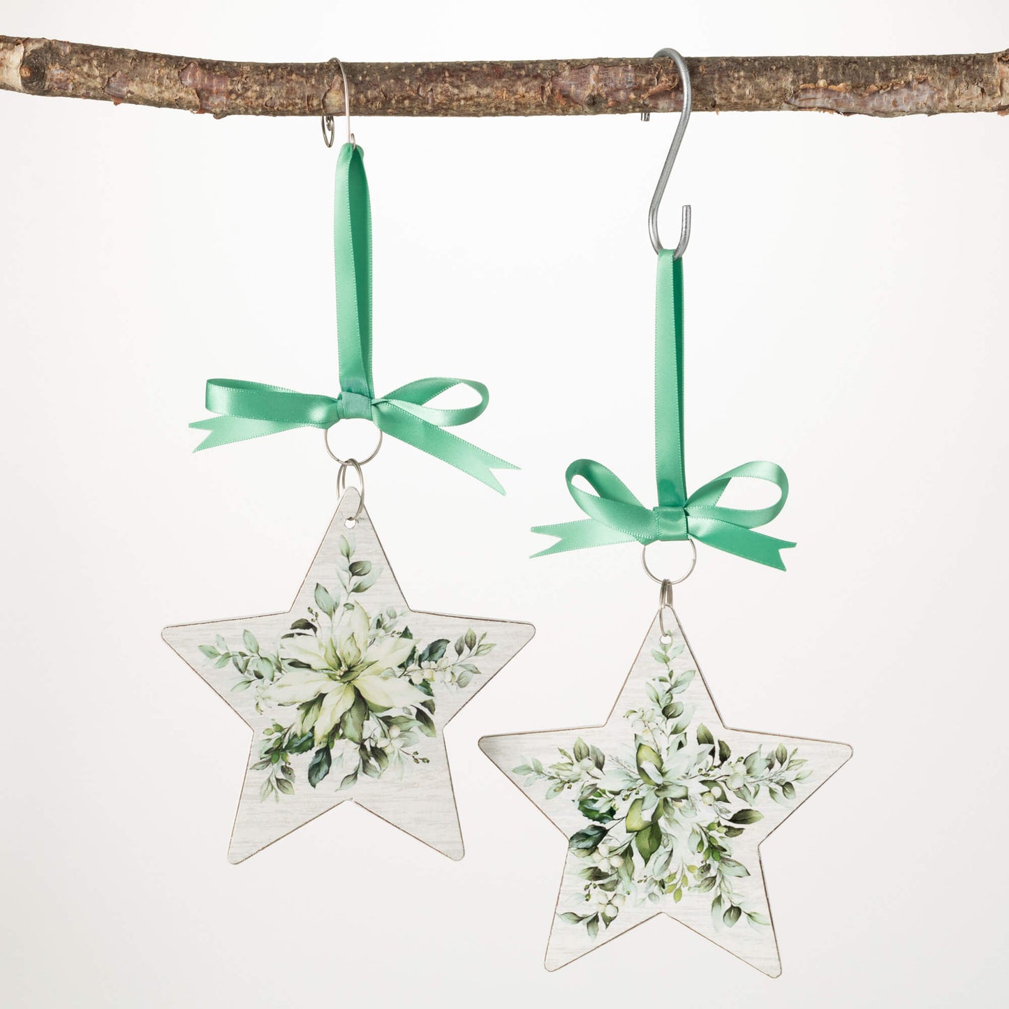Poinsettia Star Ornament