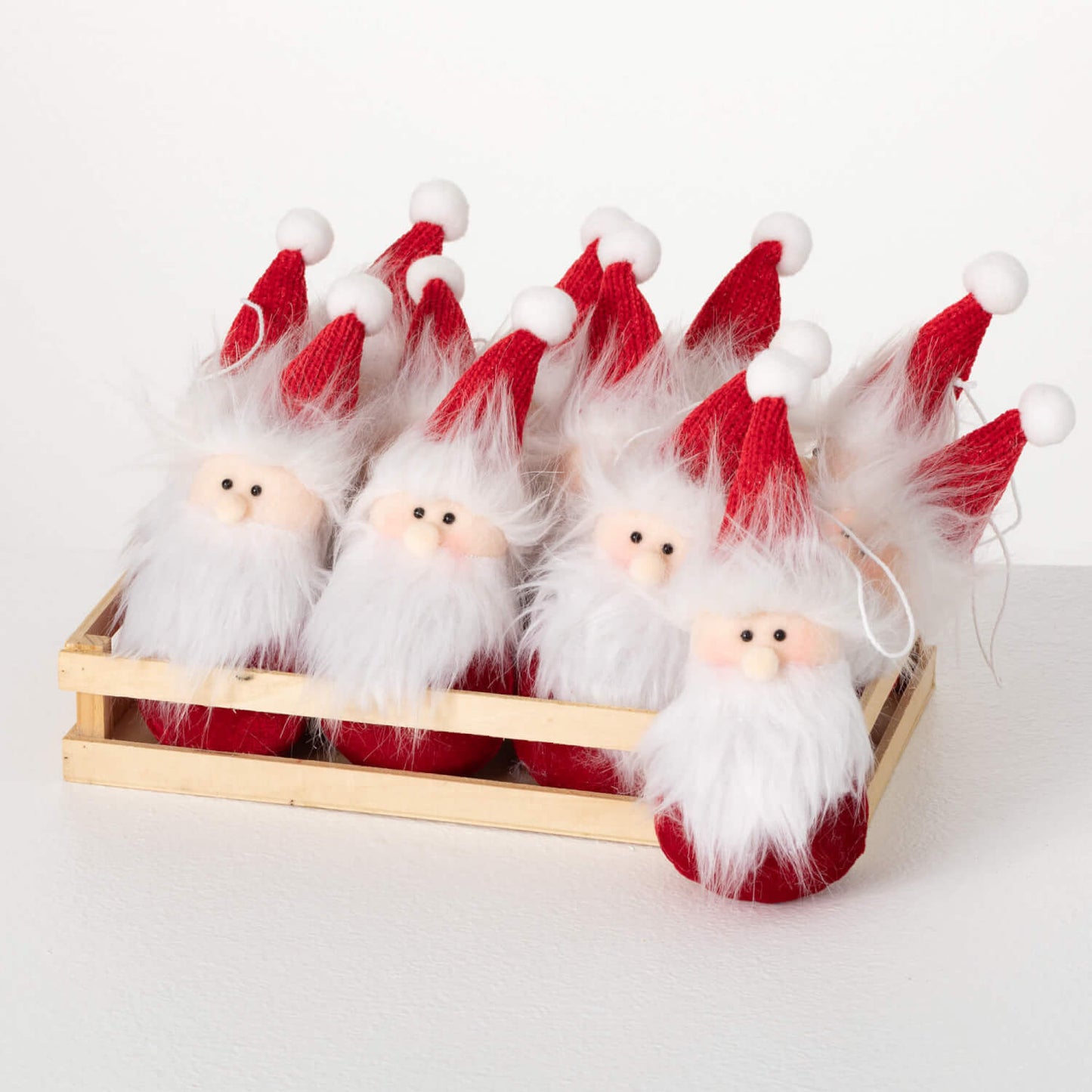 Mini Santa Plush Ornament