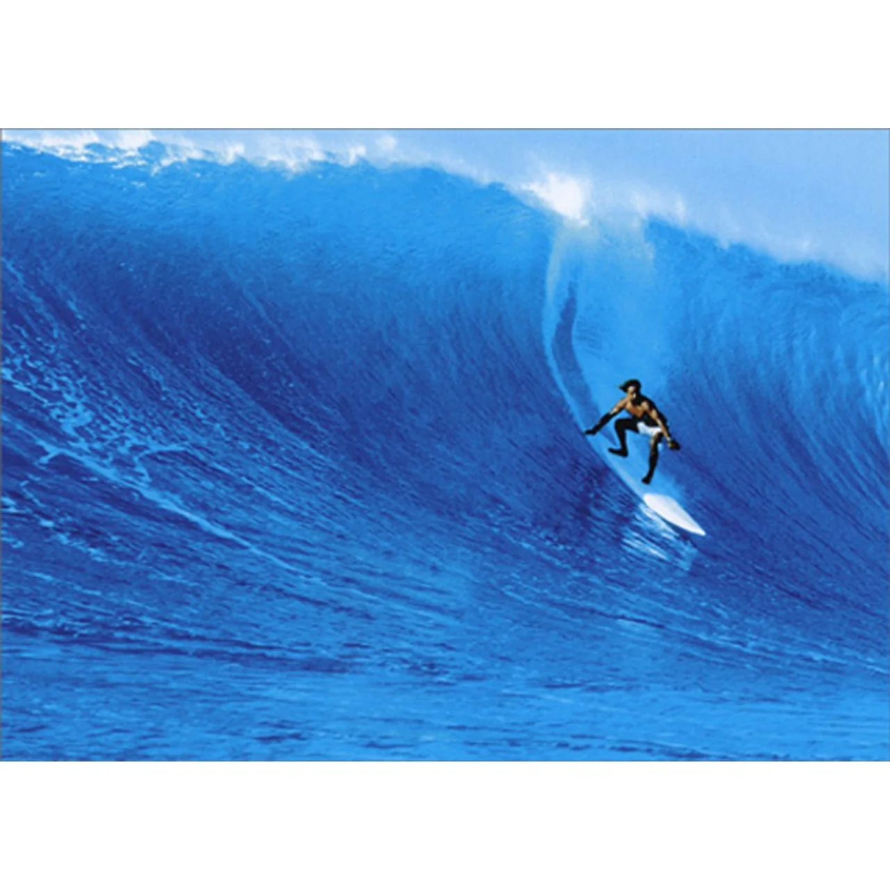 Surfing Waimea Bay Friendship Card