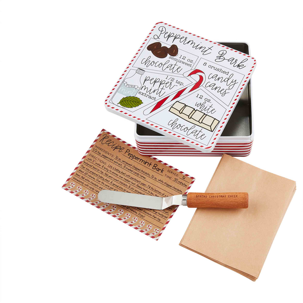 Tin Peppermint Bark Baking Set