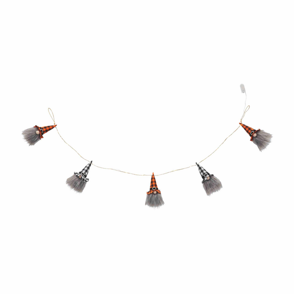 Light Up Buffalo Gnome Garland