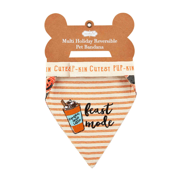 Feast Mode Reversible Pet Bandana