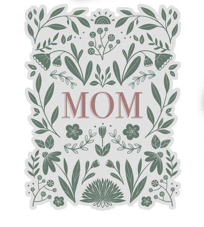 Mom Greenery Sticker