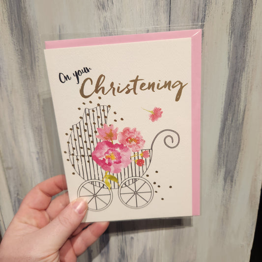 On Your Christening Card