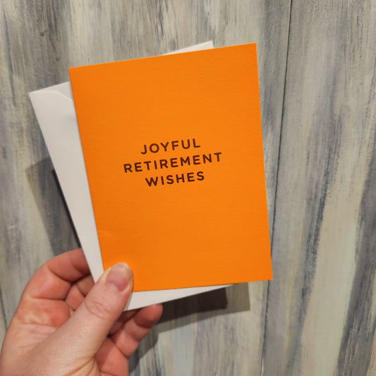 Joyful Retirement Card