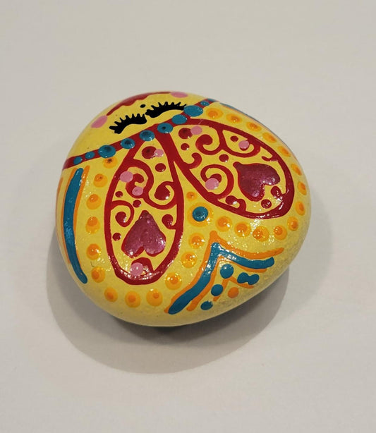 Painted Magnet Stone
