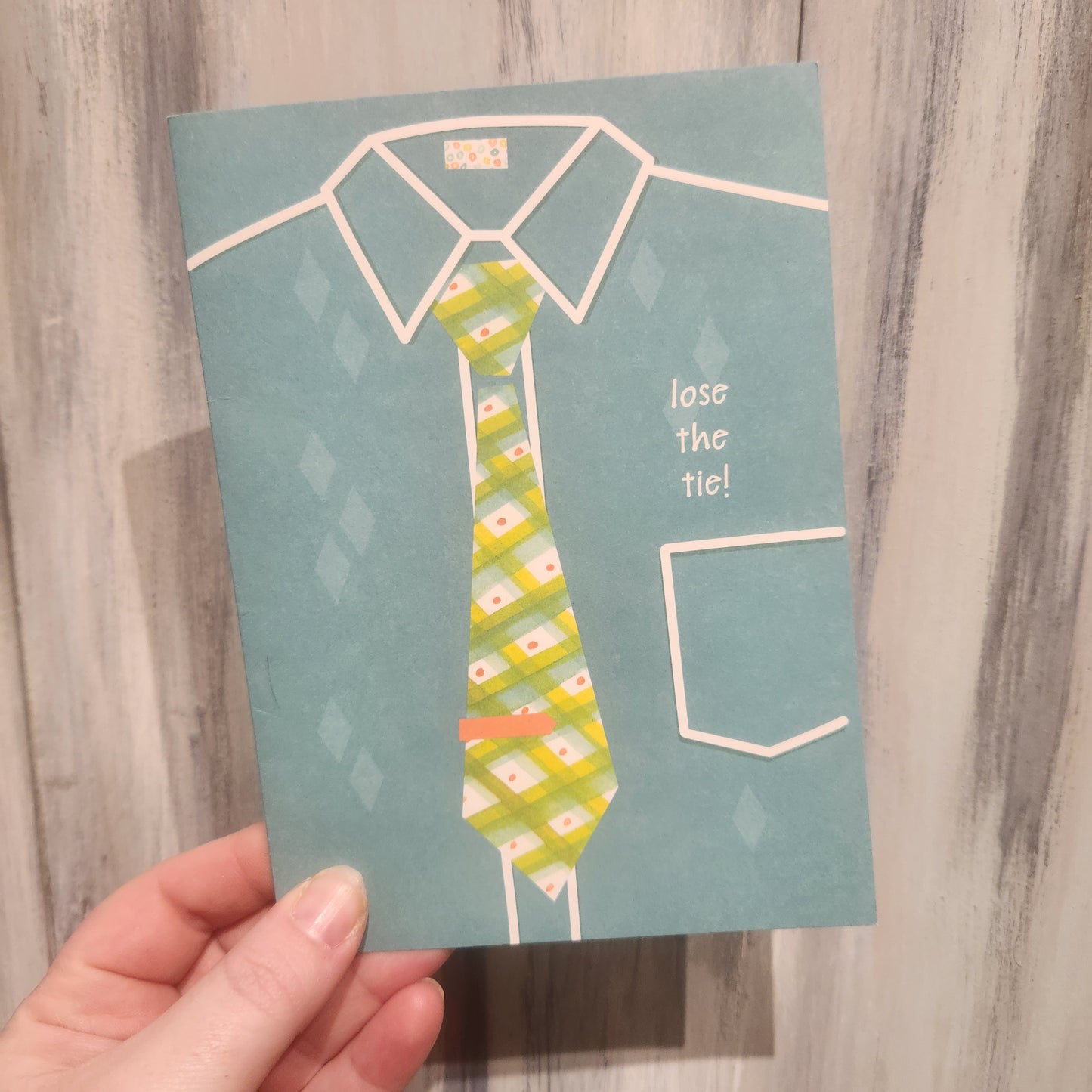 Lose the Tie Birthday Card