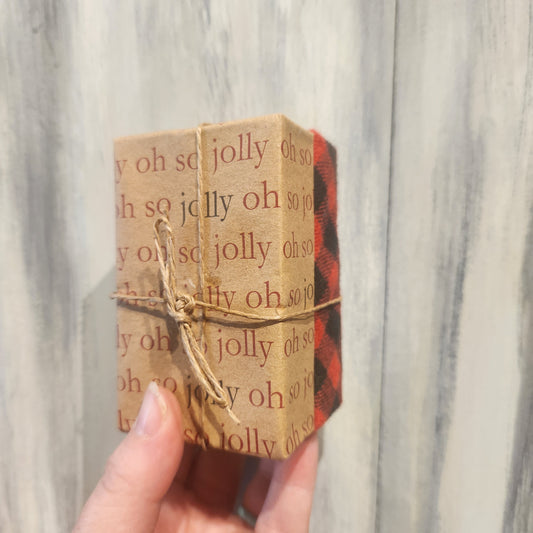 Oh So Jolly Plaid Lodge Soap Set