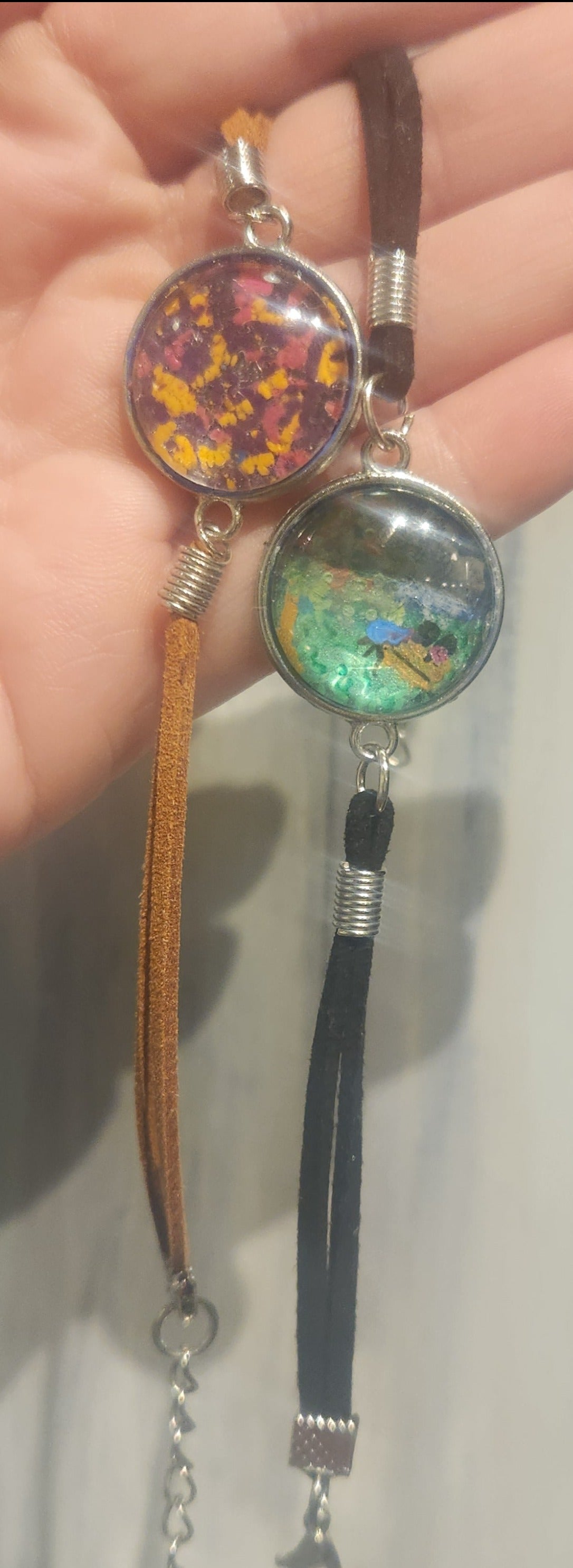 Hand Painted Resin Bracelet