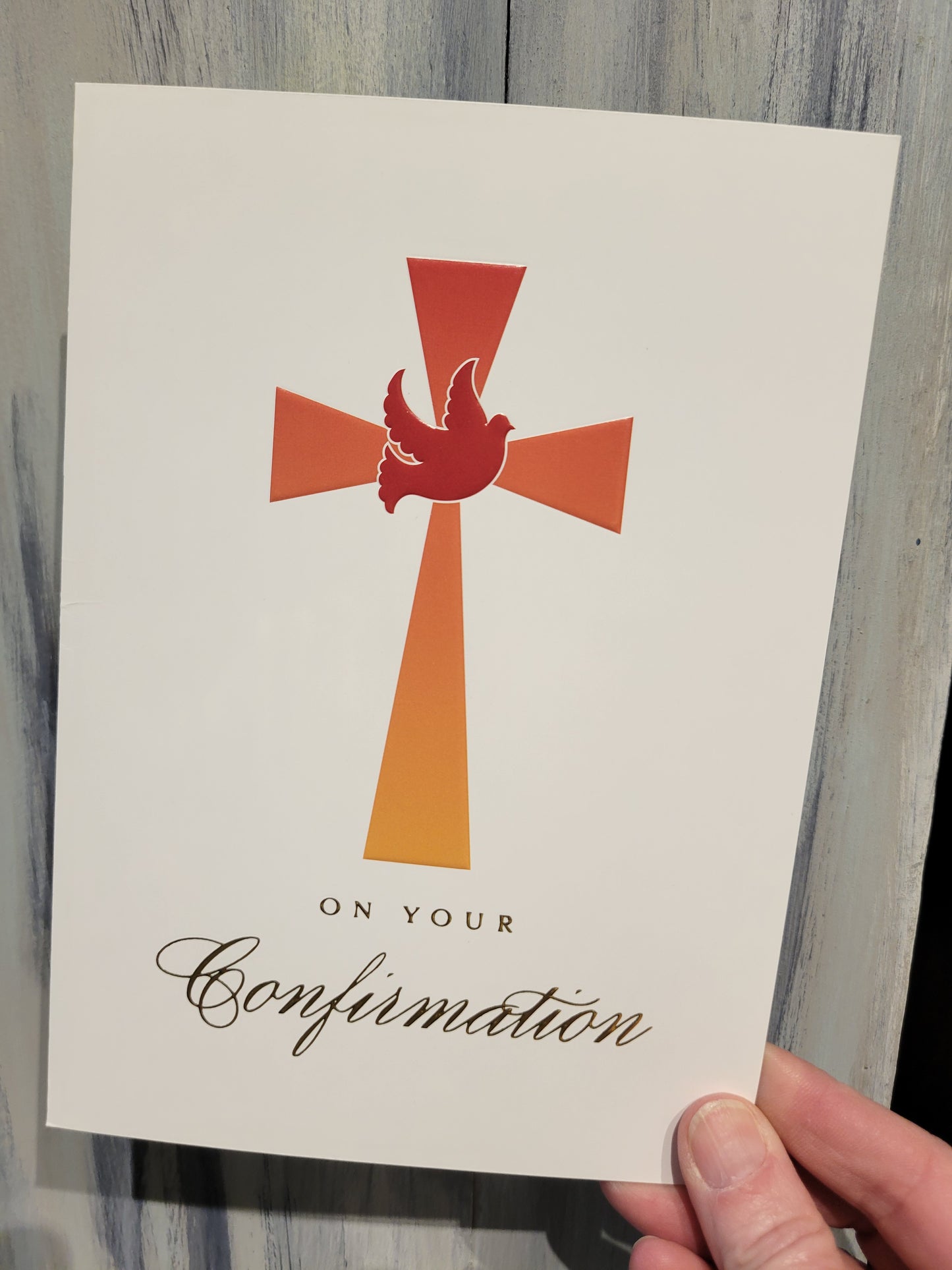 On Your Confirmation Card