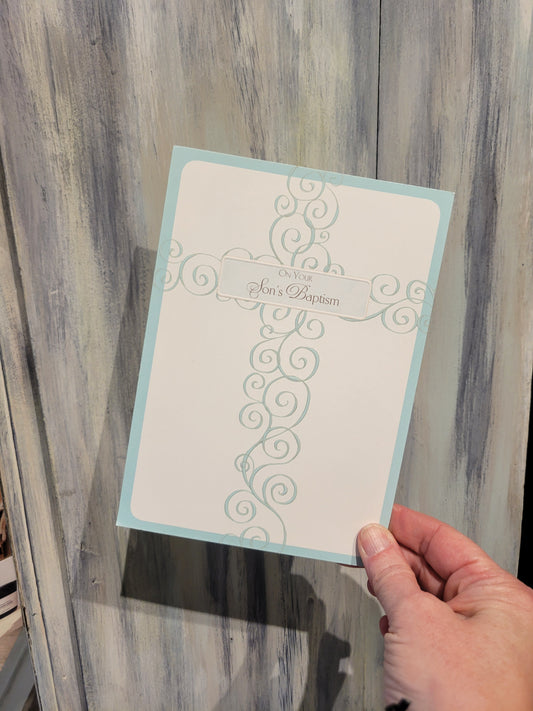 On Your Son's Baptism Card