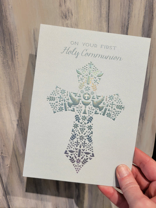 On Your First Holy Communion Card