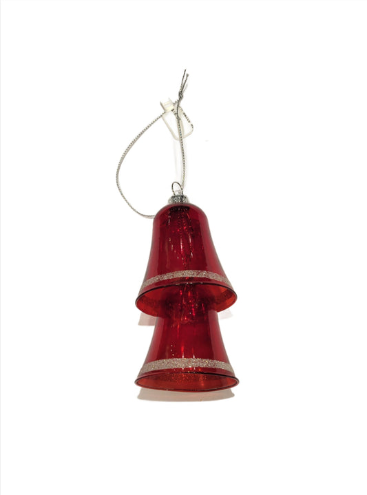 Red & White Bells Ornament