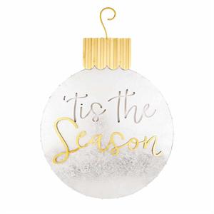 Tis the Season Tin Ornament Door Hanger