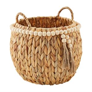 Small Beaded Hyacinth Basket