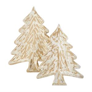 Rustic Tree Tray Set