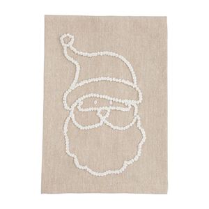 White Knotted Santa Towel