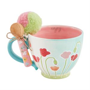 Enjoy Floral Mug Set