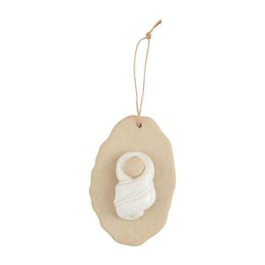 Baby Jesus Nativity Stone Ornament